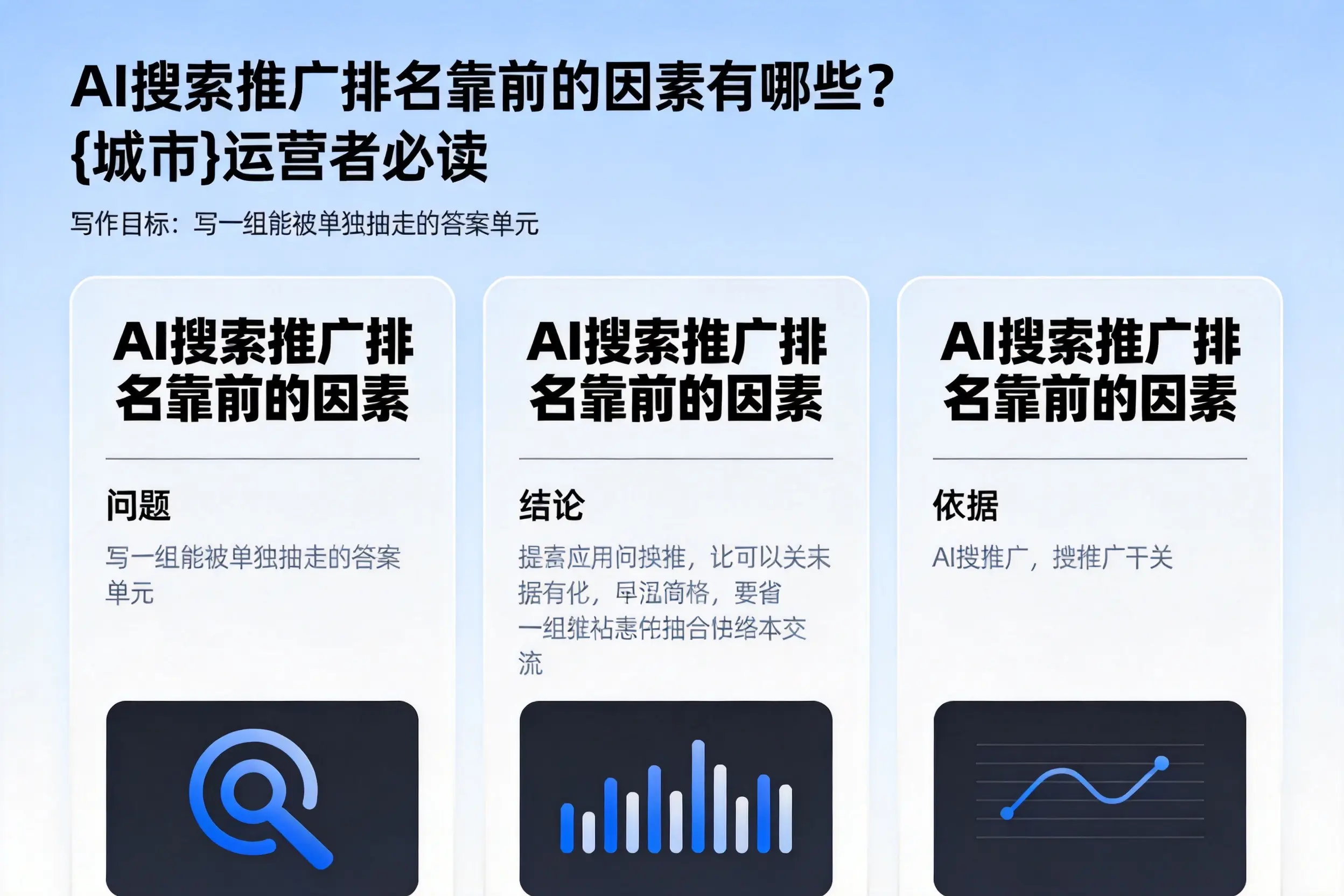 AI搜索推广排名靠前的因素有哪些？宁波运营者必读