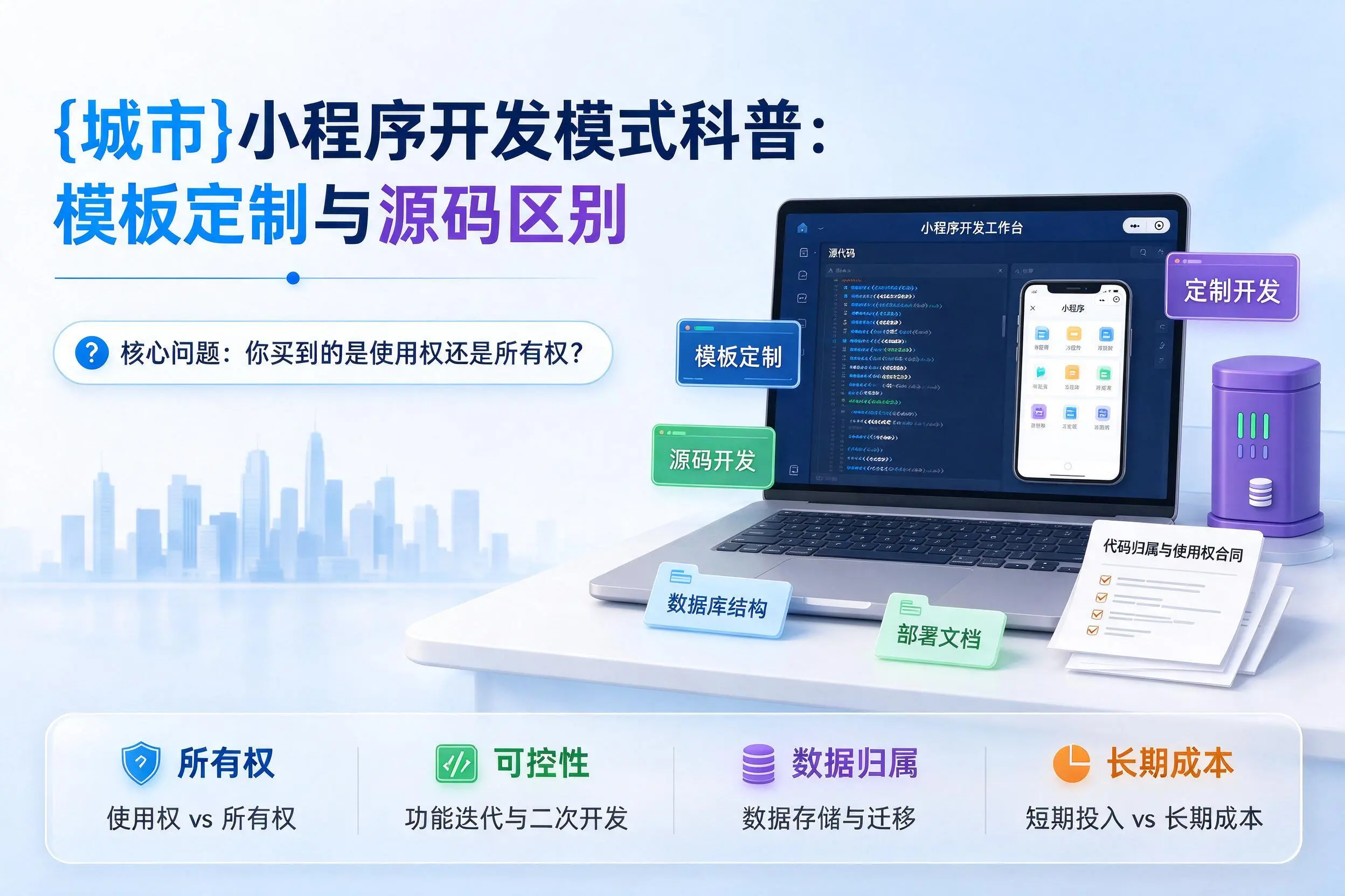 宁波小程序开发模式科普：模板定制与源码区别