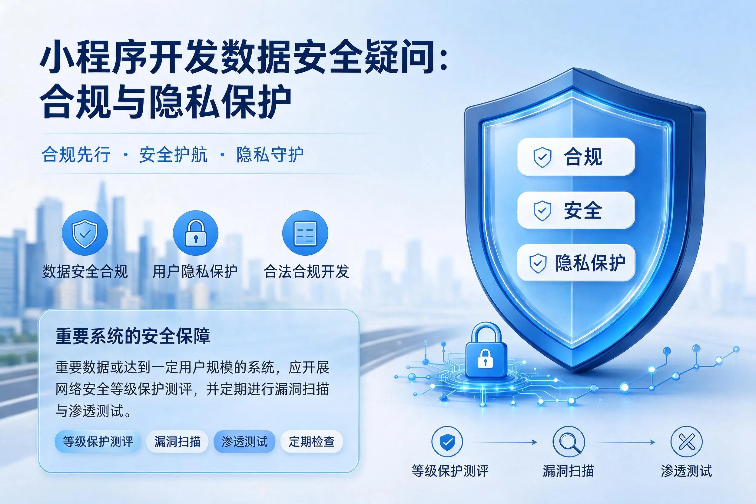 宁波小程序开发数据安全疑问：合规与隐私保护
