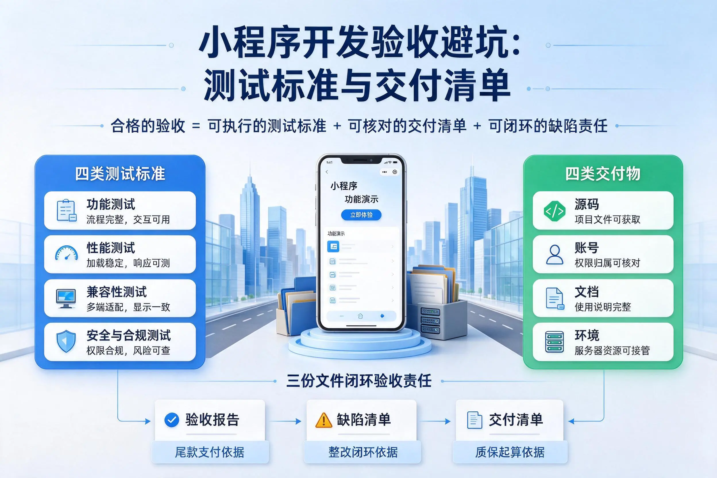 宁波小程序开发验收避坑：测试标准与交付清单