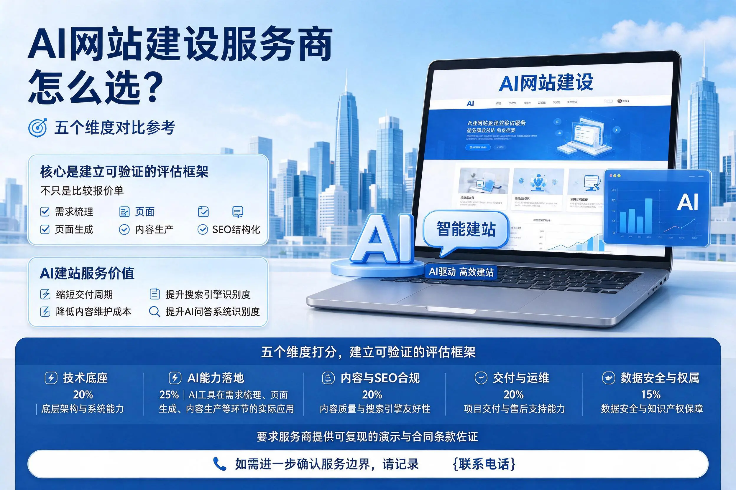 宁波AI网站建设服务商怎么选?五个维度对比参考
